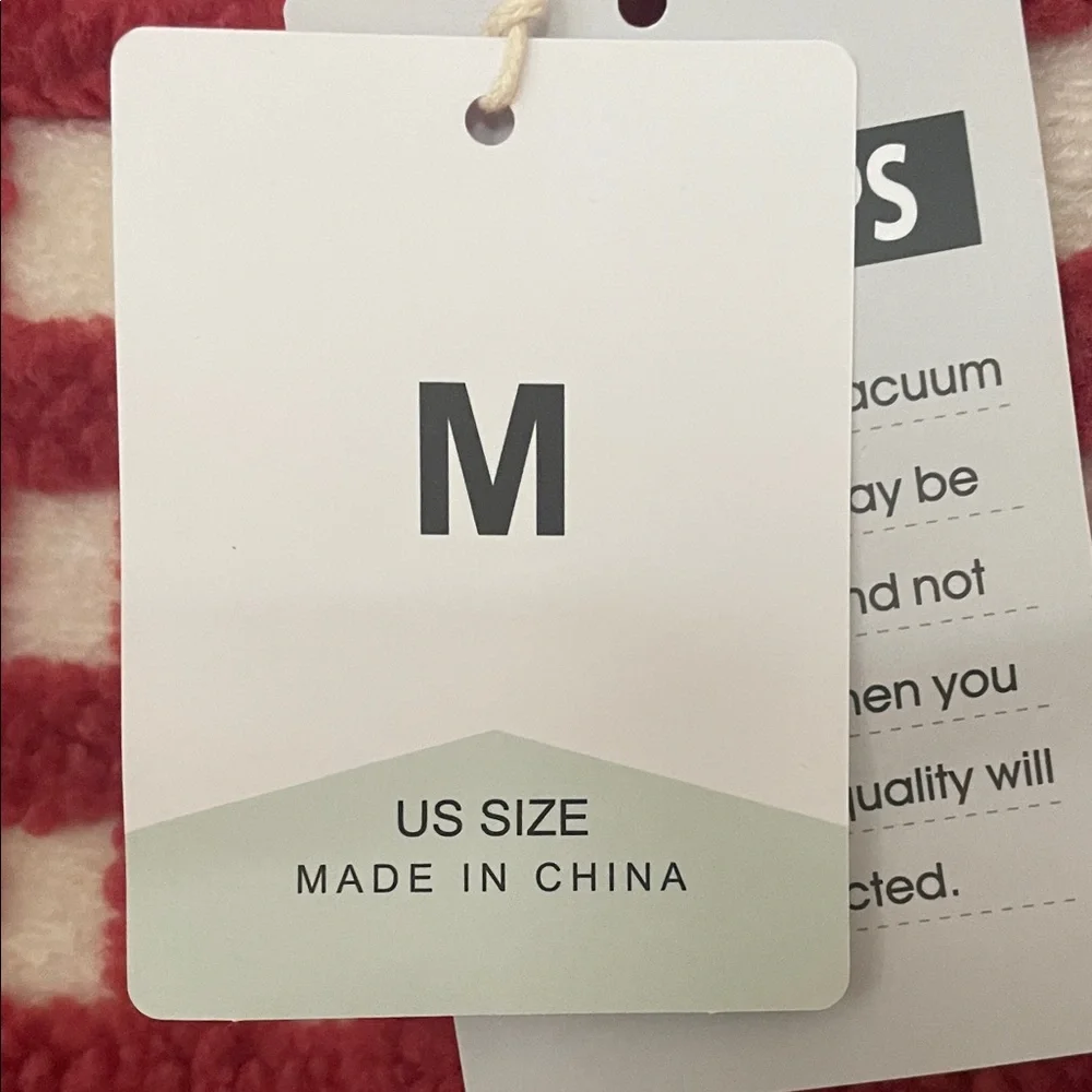 Red and White Checkered Fleece Vest - Picture 4 of 4